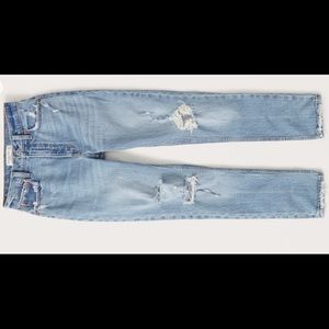 Abercrombie and Fitch. The skinny high rise jeans.